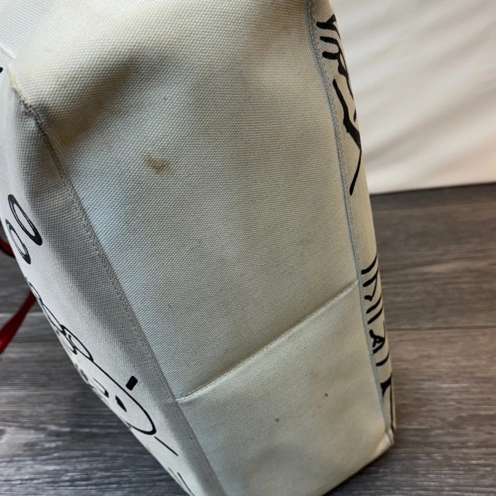 KATE SPADE & MAIRA KALMAN Canvas Tote Bag